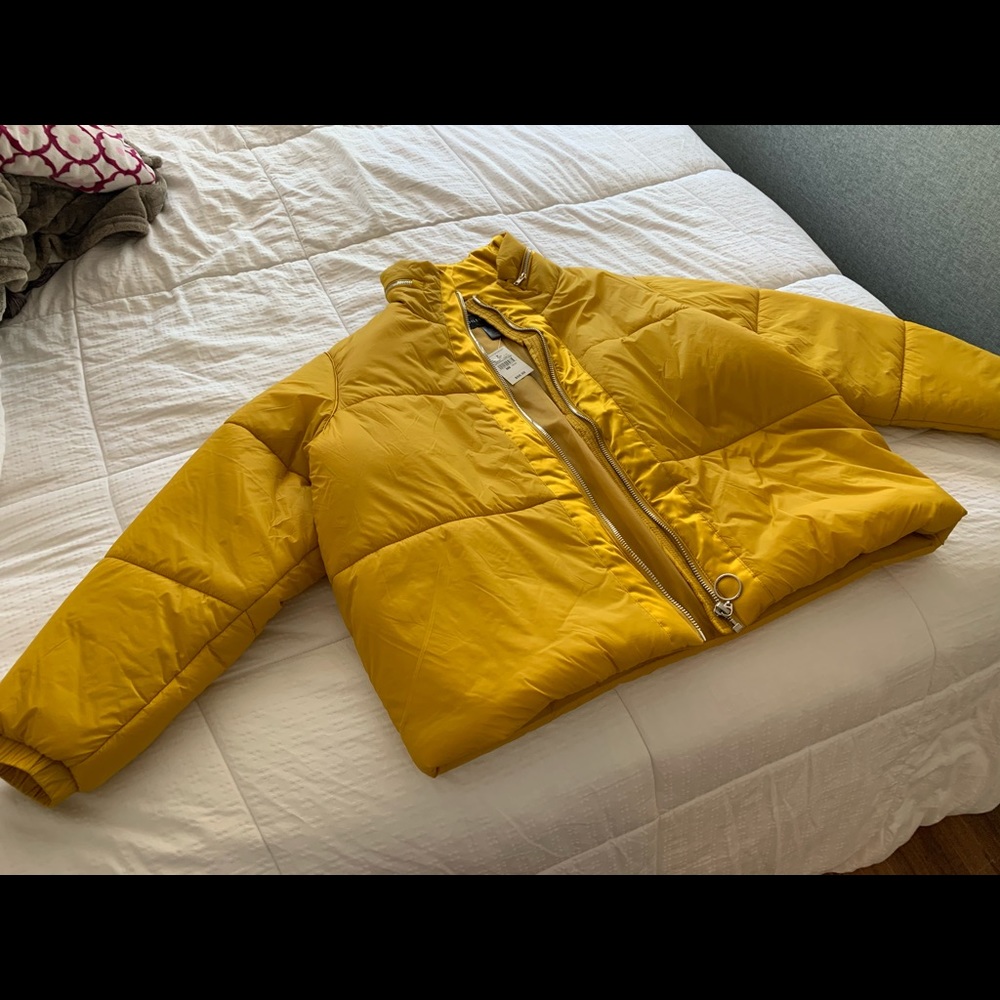 Mustard Coat/CropPuffer